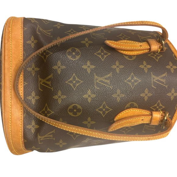 Louis Vuitton Dark Brown Monogram Tote - Picture 5 of 9